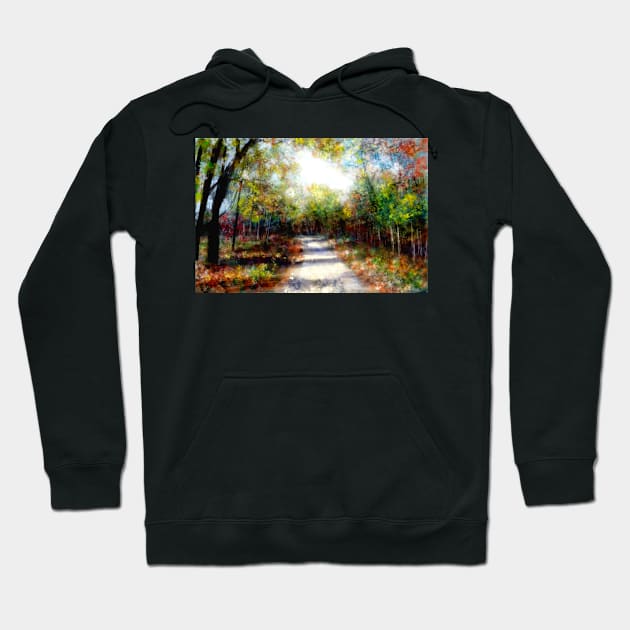 Autumn Walk 2 Hoodie by Angie Braun